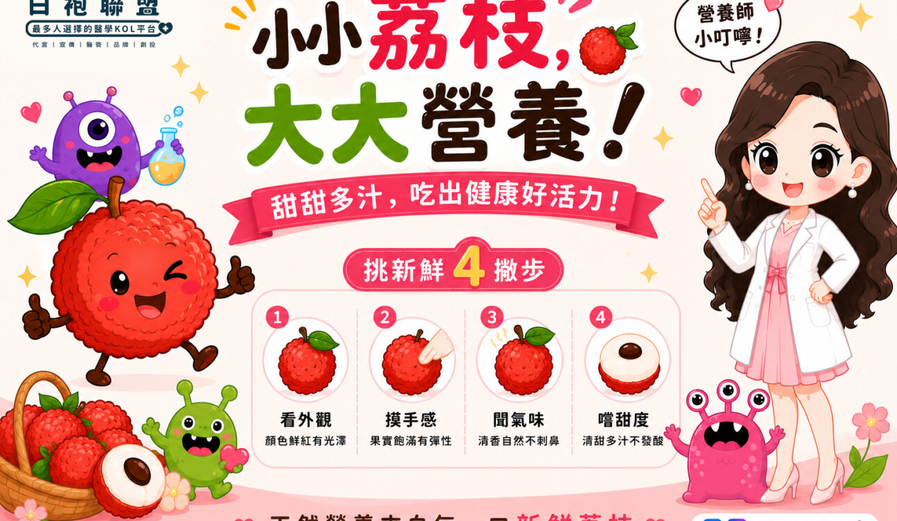 小小荔枝甜滋滋，吃對才是健康加分！ | 白袍聯盟