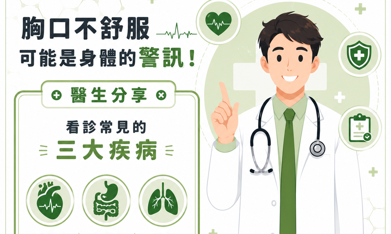 小症狀可能藏大問題！從心血管、腸胃到肺部一次看懂 | 白袍聯盟