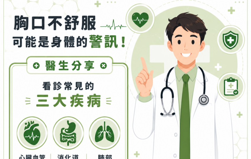 小症狀可能藏大問題！從心血管、腸胃到肺部一次看懂 | 白袍聯盟