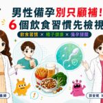 精子也怕你亂吃？男性備孕的6個飲食習慣與養成重點 | 白袍聯盟 X 郭安妮 婦產科醫師